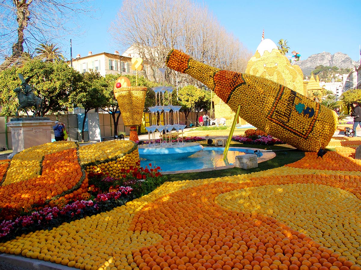 Blumenkarneval in Nizza