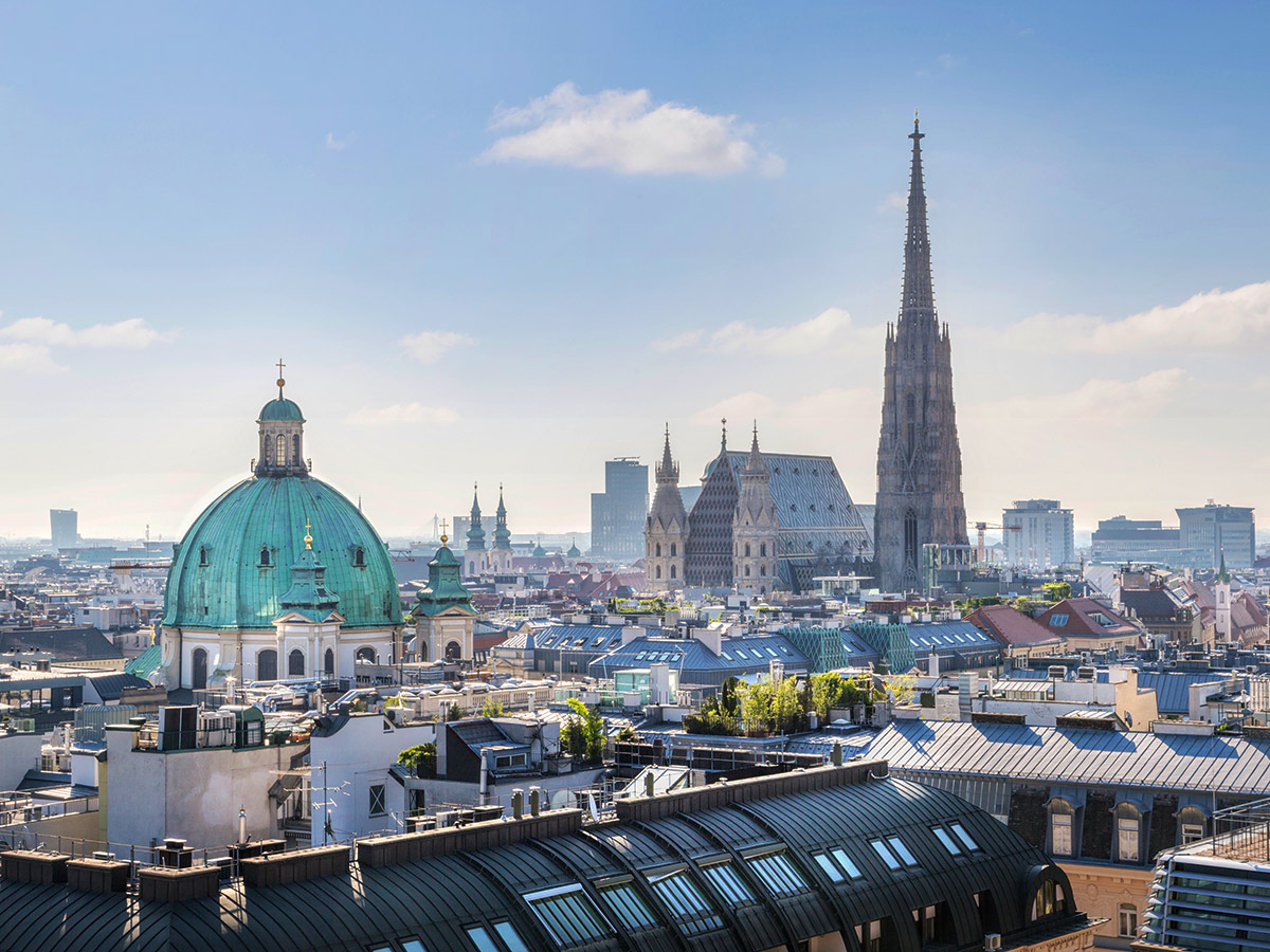 Blick über Wien